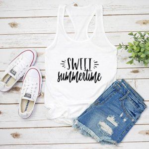 Sweet Summertime Graphic Tank